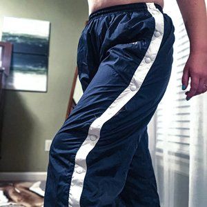Snap Off Navy Sport Pants by Asics